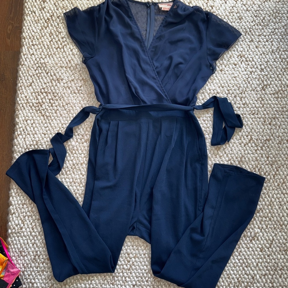 Showpo Navy Jumpsuit